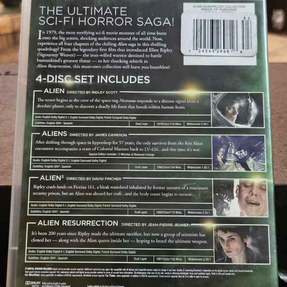 Alien Quadrilogy DVD Set - Picture 2 of 6